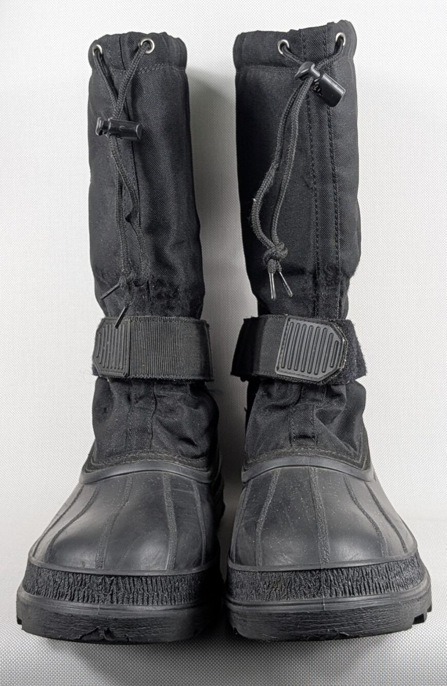 Kamik Mens Insulated Waterproof Winter Boot Black Size 11 Made In Canada